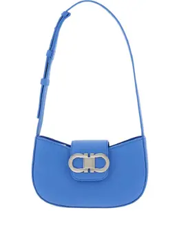 Ferragamo: Голубая сумка 