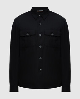 Canali: Чёрная рубашка 