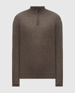 Canali: Коричневый свитер 