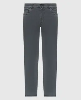 Canali: Серые джинсы 