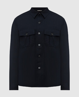 Canali: Синяя рубашка 