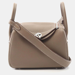 Hermes: Коричневая сумка через плечо 