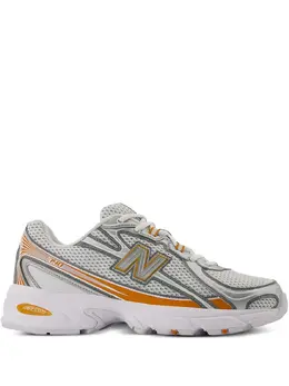 New Balance: Белые кроссовки 