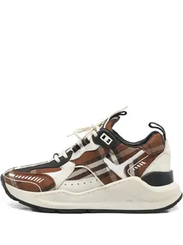 Burberry Pre-Owned: Коричневые кроссовки 
