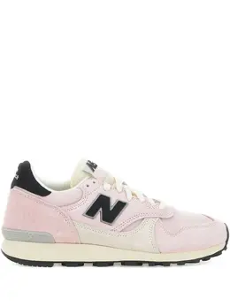 New Balance: Розовые кроссовки 