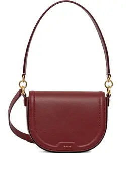 Bally: Бордовая сумка через плечо 