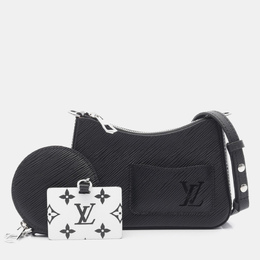 Louis Vuitton: Чёрная сумка на руку  Épi