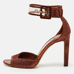 Jimmy Choo: Оранжевые сандалии 