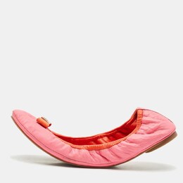 Tory Burch: Розовые балетки 