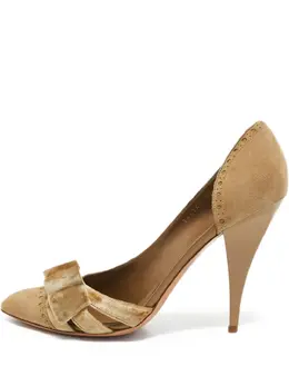 Gucci Pre-Owned: Бежевые туфли 