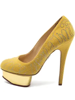 Charlotte Olympia: Жёлтые туфли 