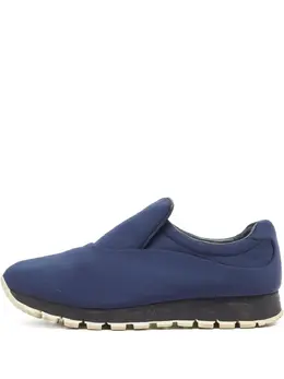 Prada Pre-Owned: Синие мокасины 