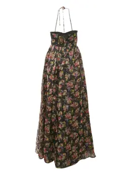 alice + olivia: Платье с растительным принтом 