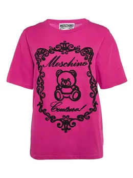 Moschino Pre-Owned: Поло с принтом 