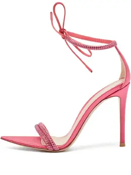 Gianvito Rossi: Розовые сандалии 