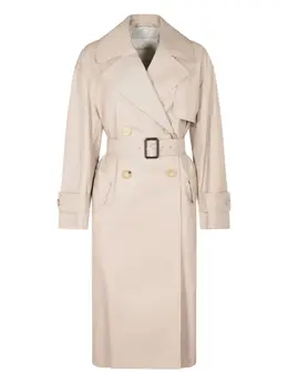 Max Mara: Бежевый плащ 