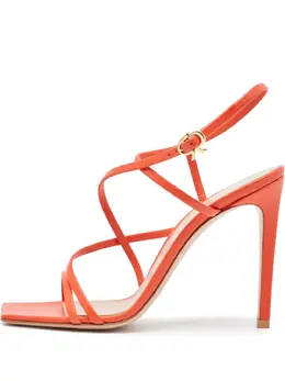 Gianvito Rossi: Оранжевые сандалии 