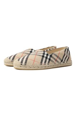Burberry: Бежевые мокасины 