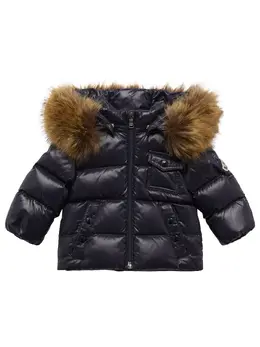 MONCLER: Куртка из искусственного меха 