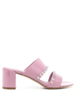 Ferragamo: Розовые мокасины 
