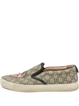 Gucci Pre-Owned: Бежевые мокасины 