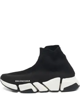 Balenciaga Pre-Owned: Чёрные кроссовки 