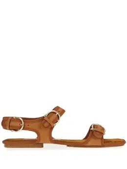 Ferragamo: Коричневые сандалии 