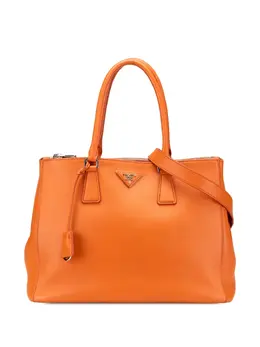 Prada Pre-Owned: Оранжевая сумка-шоппер 