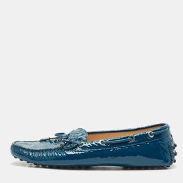 Tod's: Голубые мокасины 
