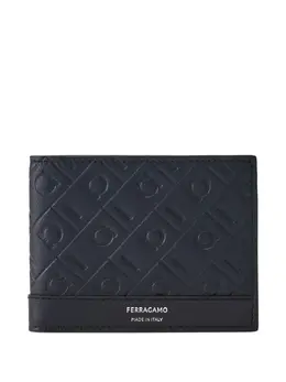 Ferragamo: Синий кошелёк  Gancini