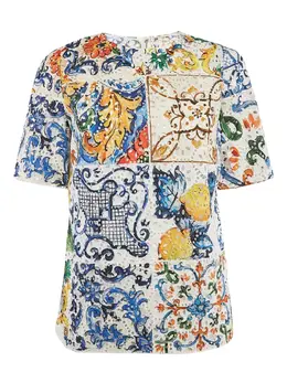 Dolce & Gabbana Pre-Owned: Многоцветный топ 