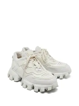 Prada Pre-Owned: Белые кроссовки 