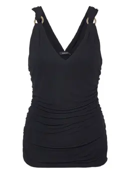 Versace Pre-Owned: Майка с v-образным вырезом 