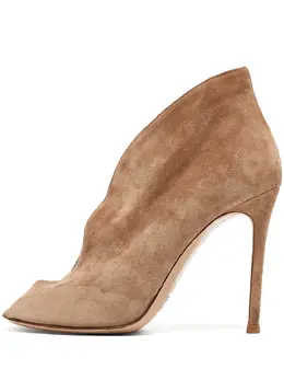 Gianvito Rossi: Коричневые ботинки 
