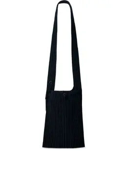 Homme Plissé Issey Miyake: Чёрная сумка через плечо 