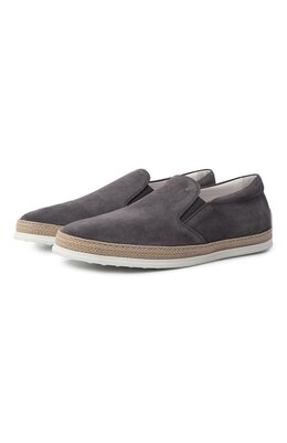 Tod’s: Тёмные мокасины  Gomma Rafia