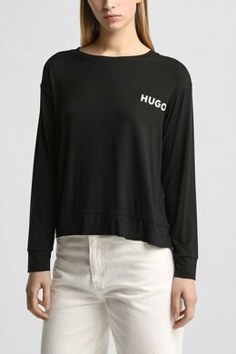 HUGO: Футболка с длинным рукавом 