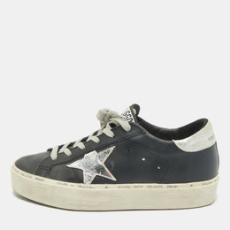 Golden Goose: Чёрные кроссовки  Hi Star