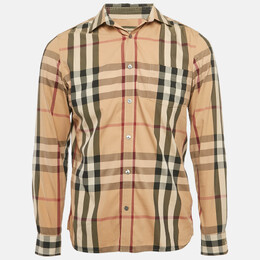 Burberry: Бежевая рубашка 