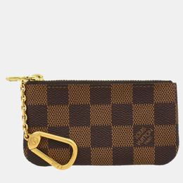 Louis Vuitton: Коричневый кошелёк  Pochette