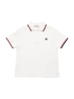 MONCLER: Хлопковое поло 