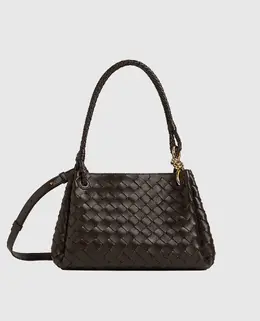 Bottega Veneta: Коричневі сумки 