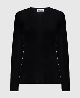 Jil Sander: Чёрный свитер 