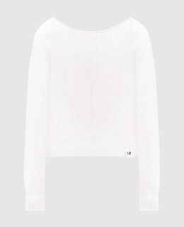Victoria Beckham: Белый свитер 