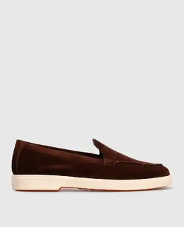 Santoni: Коричневі лофери 