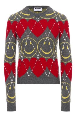 Moschino: Свитер  Smiley из шерсти
