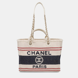 Chanel: Красная сумка-шоппер 