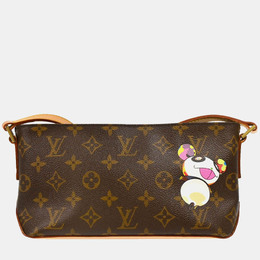Louis Vuitton: Коричневая сумка 