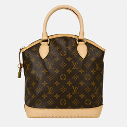 Louis Vuitton: Коричневая сумка на руку  Lockit