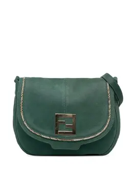 Fendi Pre-Owned: Зелёная сумка через плечо 